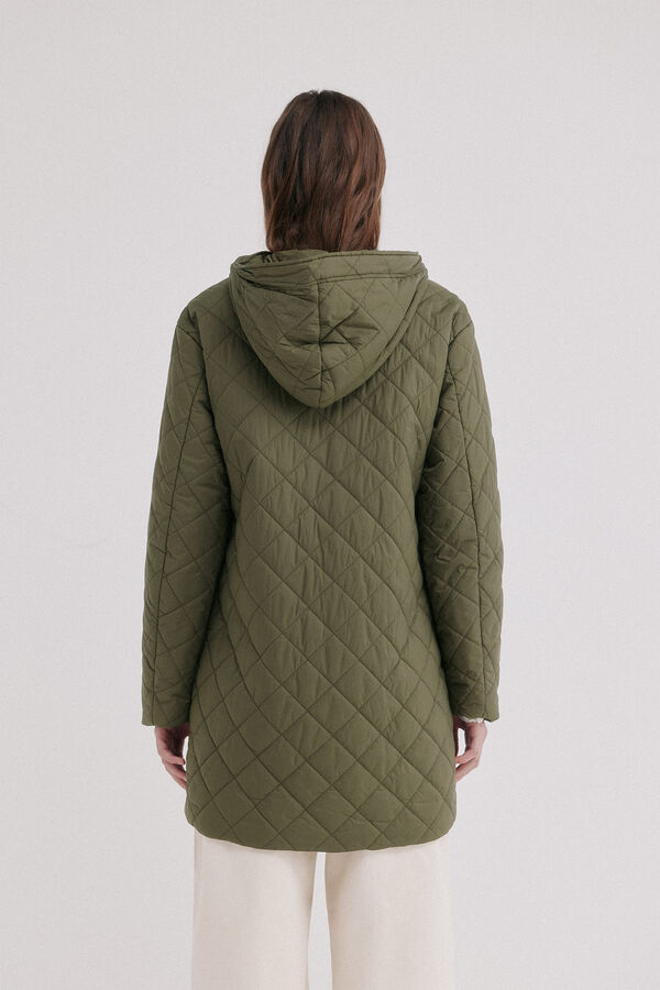 Hoss Intropia Daneris. Casaco midi Khaki