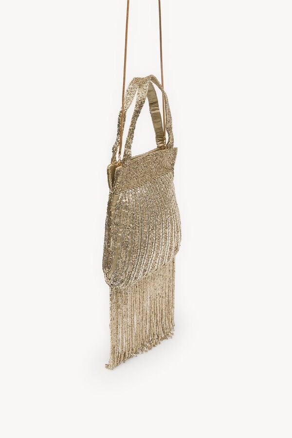 Hoss Intropia Naomi. Bolsa de contas Dourado