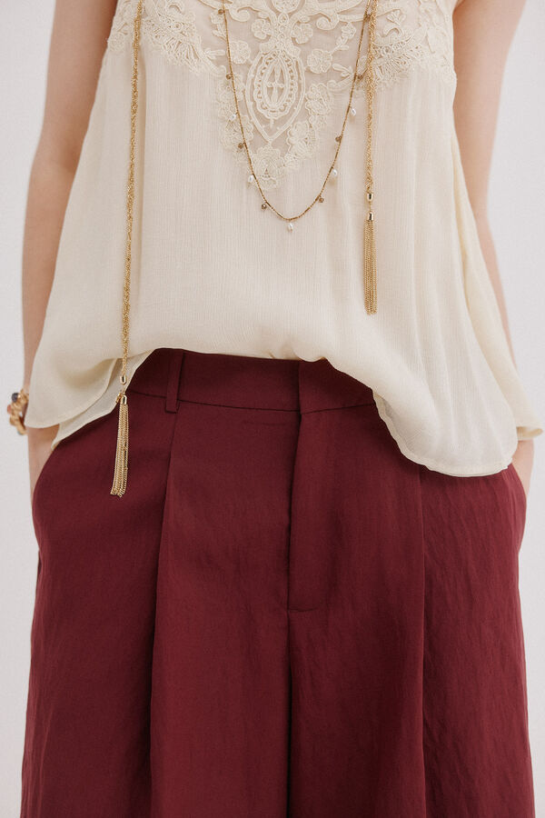 Hoss Intropia Bermudas fluidas Paisley Granada