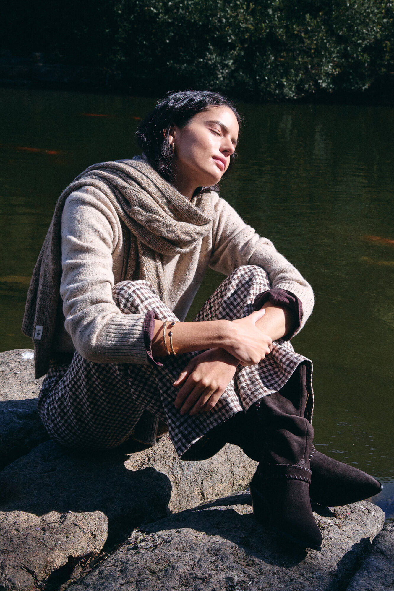 Hoss Intropia Imelda. Jersey jaspeado