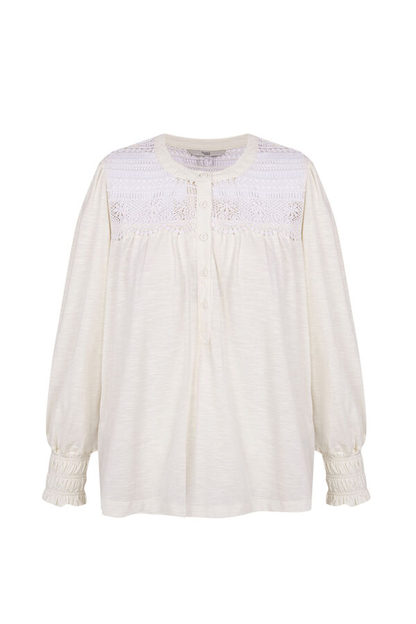 Hoss Intropia Fiorella. T-shirt padeira Ecru