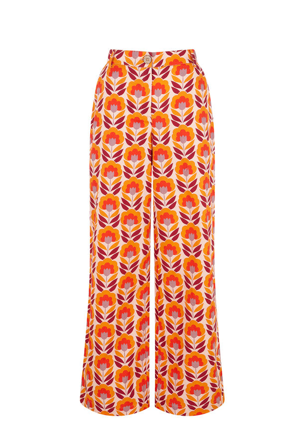 Hoss Intropia Pia. Calças estampadas Multicolorido