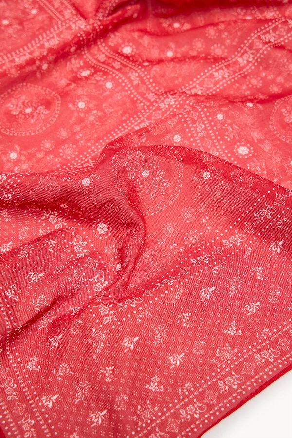 Hoss Intropia Miranda. Len&ccedil;o tipo bandana Vermelho