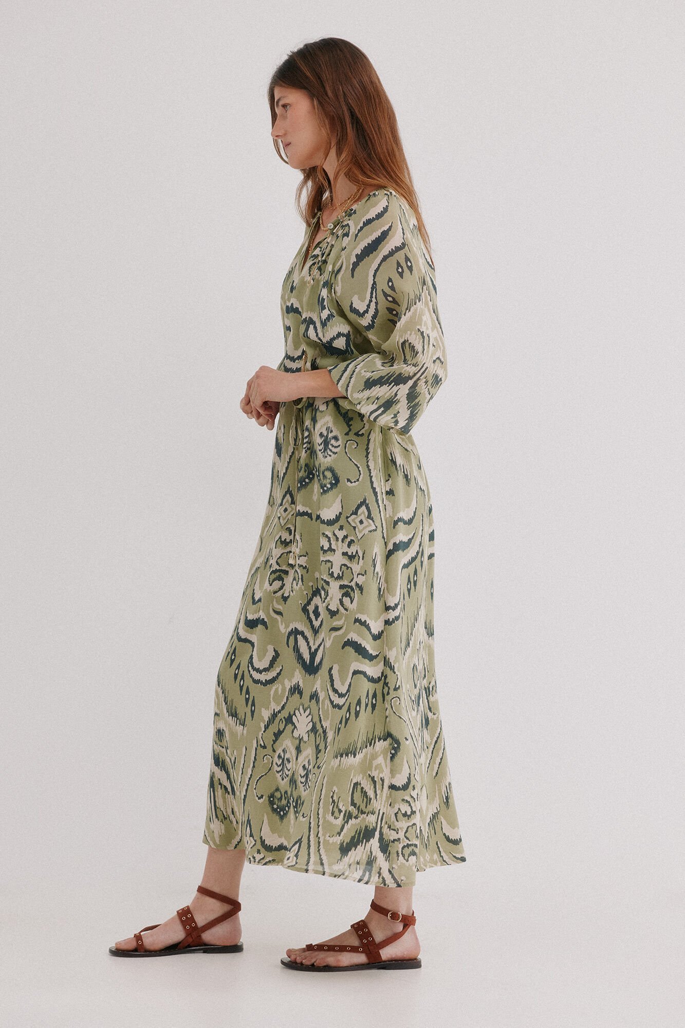 Hoss Intropia Amina. Vestido comprido estampado