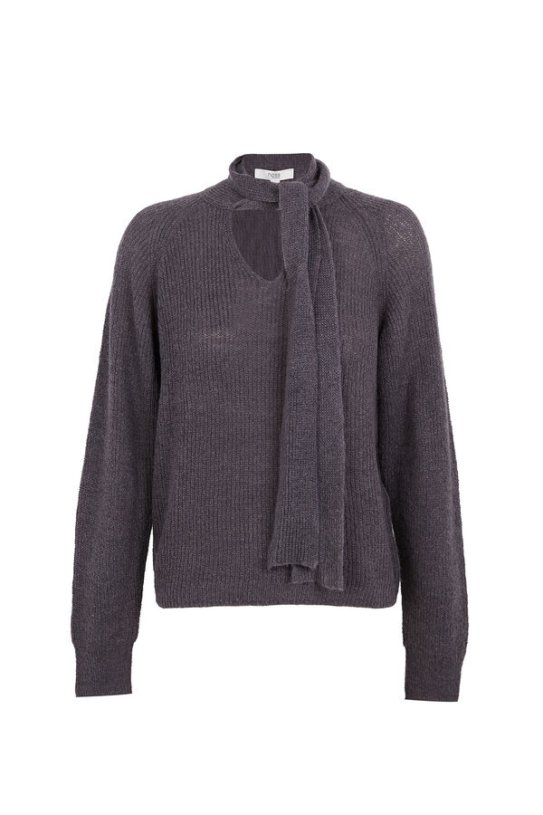 Hoss Intropia Ilania.Jersey con lazada Gris