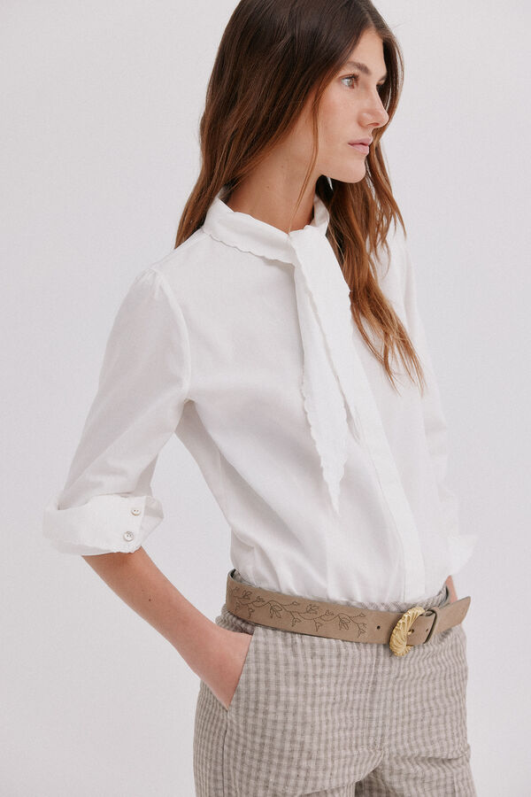 Hoss Intropia Caia. Blusa lazada Blanco