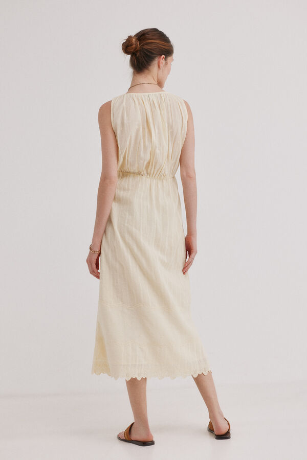 Hoss Intropia Adeline. Vestido fluido Dourado