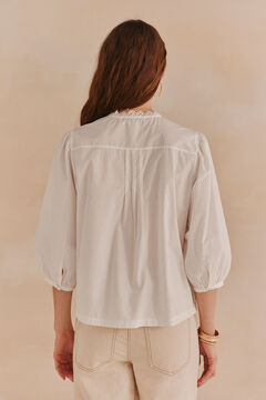 Hoss Intropia Lorraine. Blusa jaretas Estampado morado