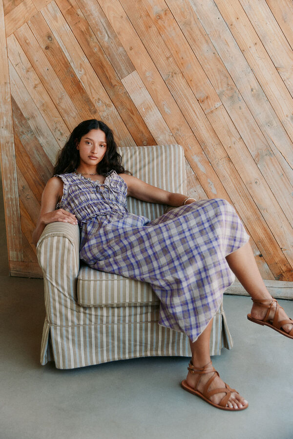 Hoss Intropia Ashley. Vestido cuadros Multicolor