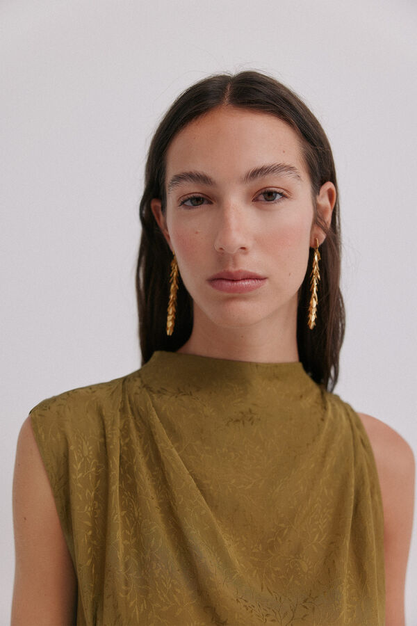 Hoss Intropia Liliane. Vestido midi Verde