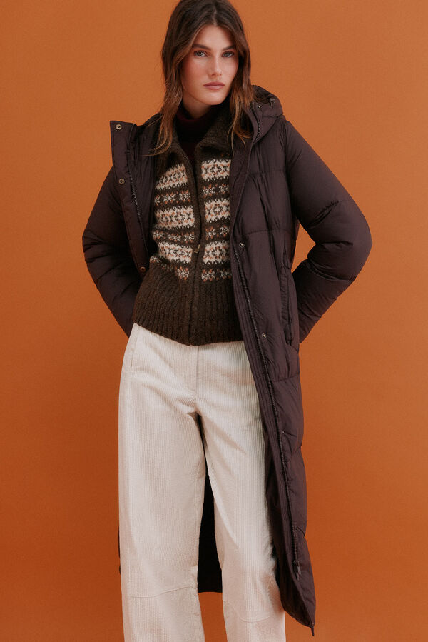 Hoss Intropia Diletta. Desportiva acolchoado Castanho