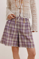 Hoss Intropia Bermuda estampada PECKY Roxo