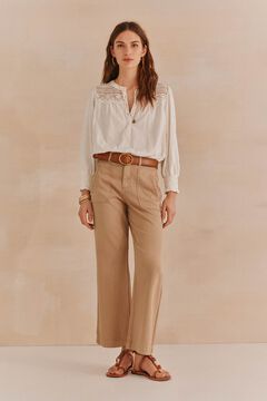 Hoss Intropia Fiorella. T-shirt padeira Ecru