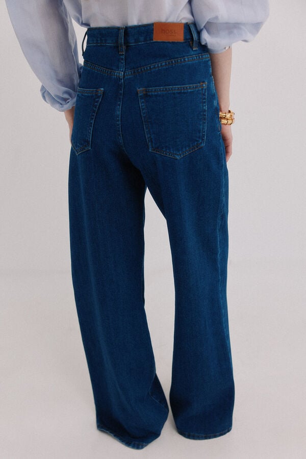 Hoss Intropia Bahiana. Jeans de perna larga Azul