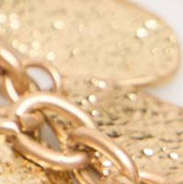 Hoss Intropia Lucy. Collar eslabones bañado en oro Dorado