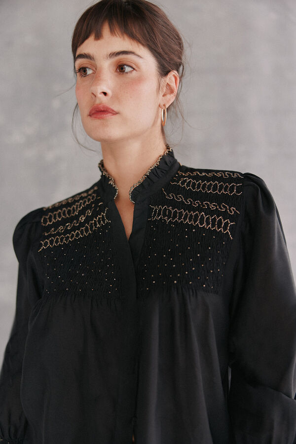 Hoss Intropia Catalina. Blusa manga comprida Preto