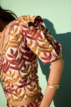 Hoss Intropia Carmina. Top estampado Estampado Marron