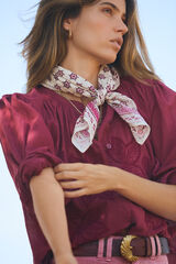 Hoss Intropia Miranda. Cachecol bandana estampado Vermelho