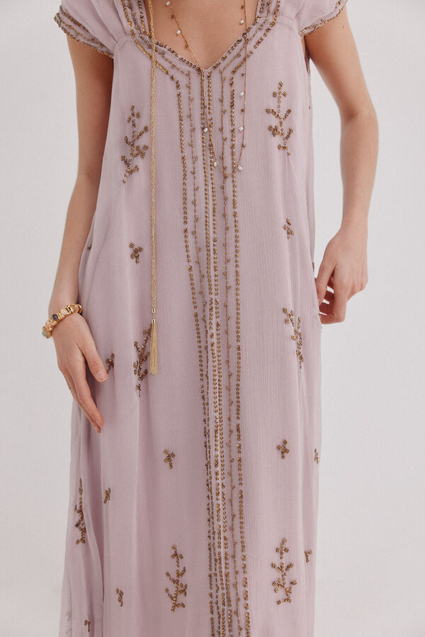 Hoss Intropia Aralina. Vestido fluido Roxo