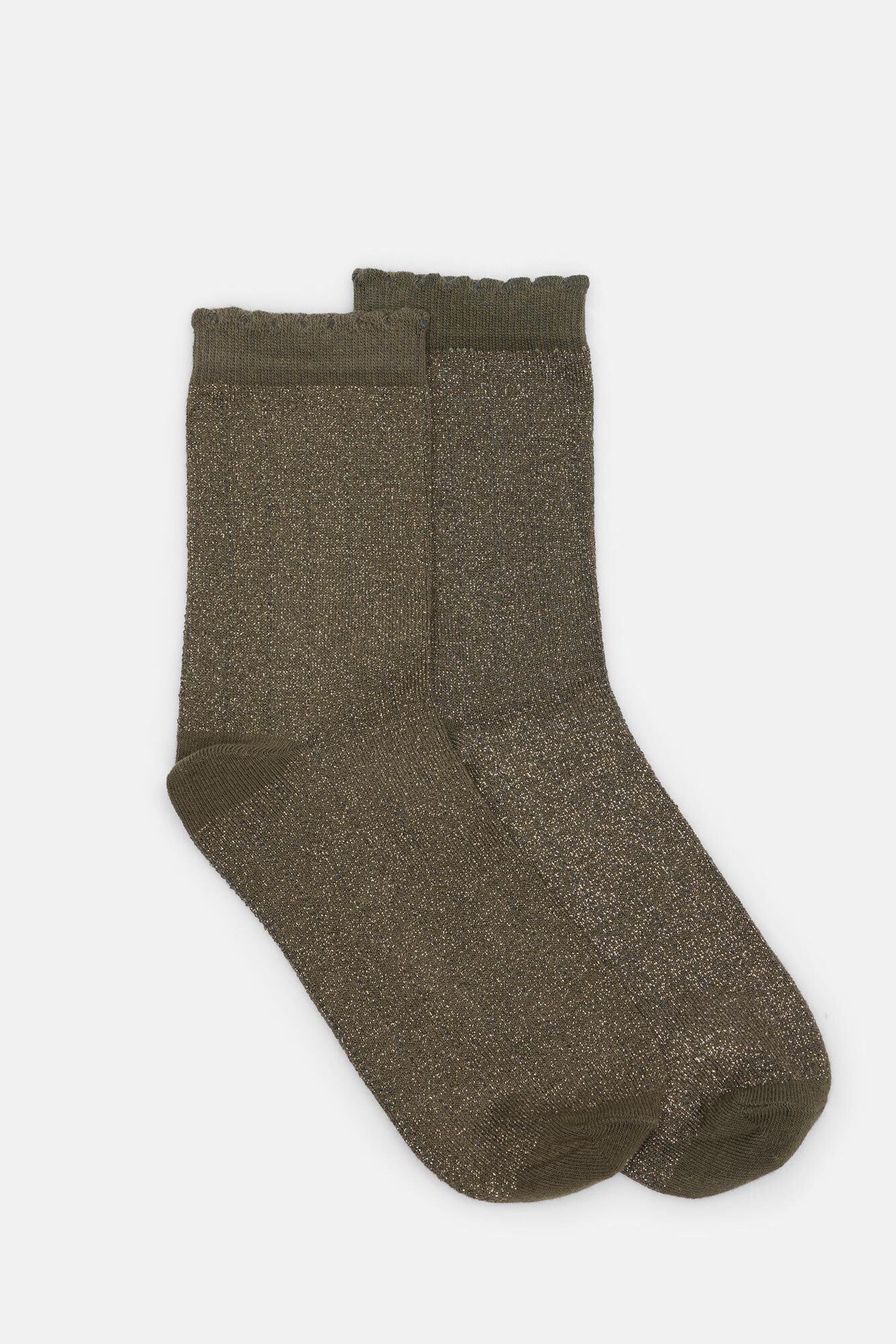 Hoss Intropia Leona. Calcetines algod&oacute;n de glitter