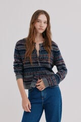 Hoss Intropia Iriana. Casaco de malha estampada Multicolorido