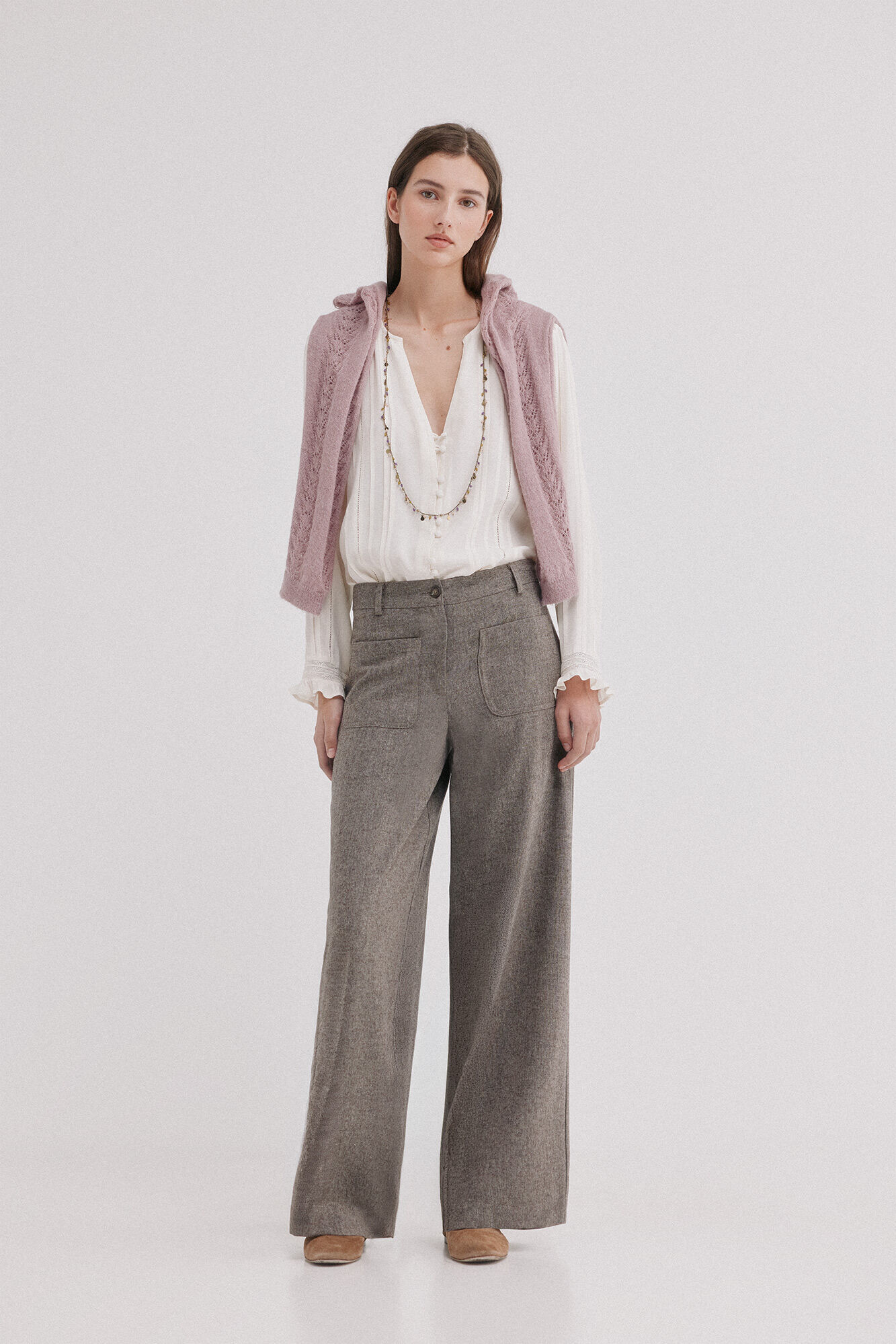 Hoss Intropia Corinne.Blusa fluida rayas