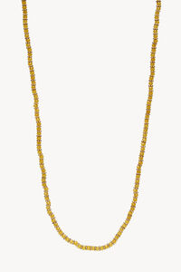 Hoss Intropia Juana Collar de cuentas bañado en oro Amarillo