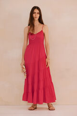Hoss Intropia Abril. Vestido tirantes. Morado