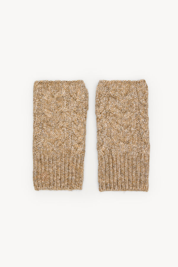 Hoss Intropia Nubia. Mitones punto Kaki