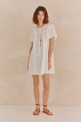 Hoss Intropia Lola. Vestido bordado Ecru