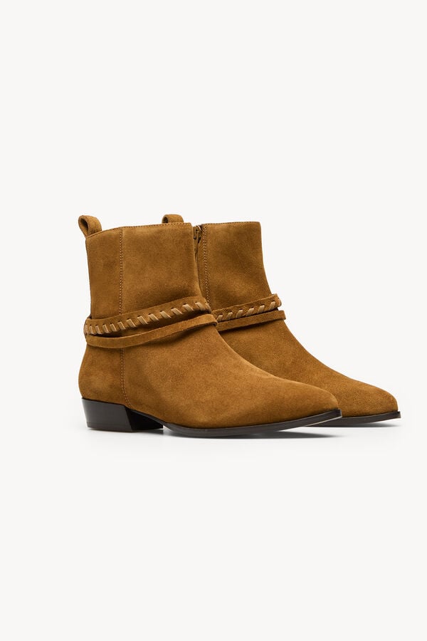 Hoss Intropia Liz. Botins croute Beige