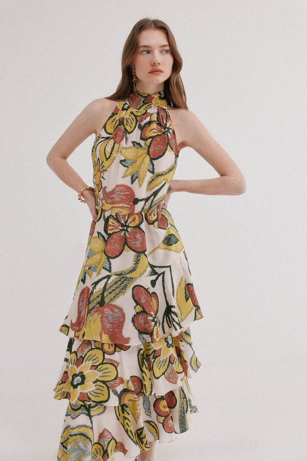 Hoss Intropia Alexandra.Vestido estampado Multicolor