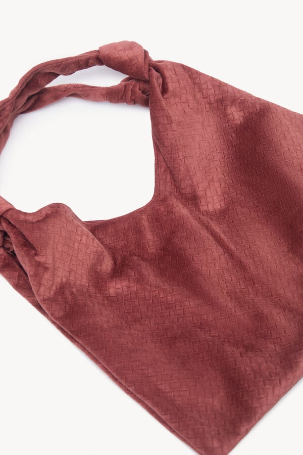 Hoss Intropia Nuria. Saco terciopelo grabado Marron