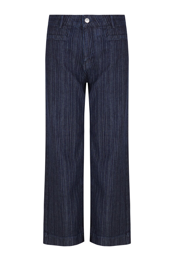 Hoss Intropia Begoña. Vaqueros wide leg Azul marino