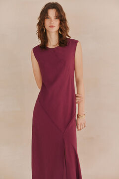 Hoss Intropia Lucia Vestido bajo asimétrico Morado