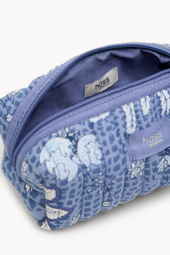 Hoss Intropia Nan. Bolsa de toalete de algodão estampado Roxo