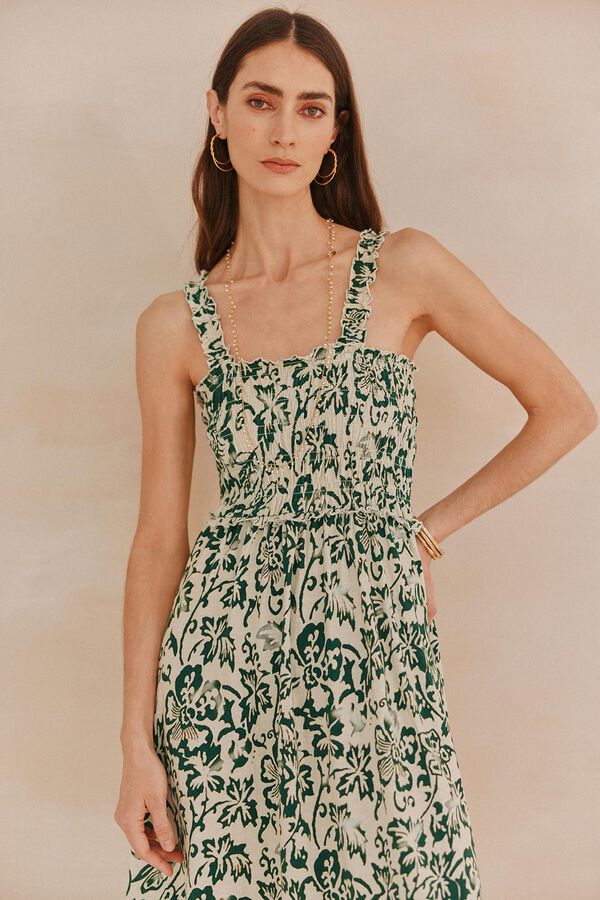 Hoss Intropia Livia. Vestido estampado Estampado Verde