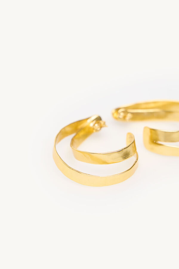 Hoss Intropia Melani. Aros bañados en oro Dorado