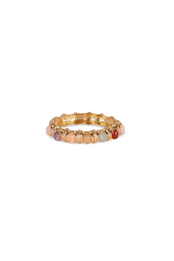 Hoss Intropia Lena. Pulseira de pedras. Dourado