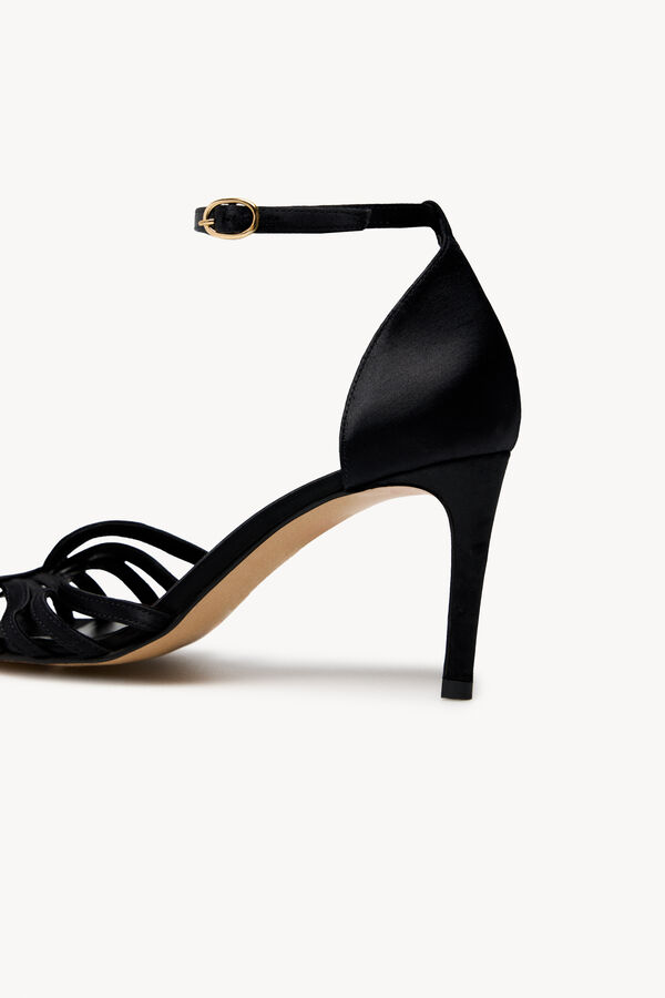 Hoss Intropia Lana. Sandalias de raso Dorado