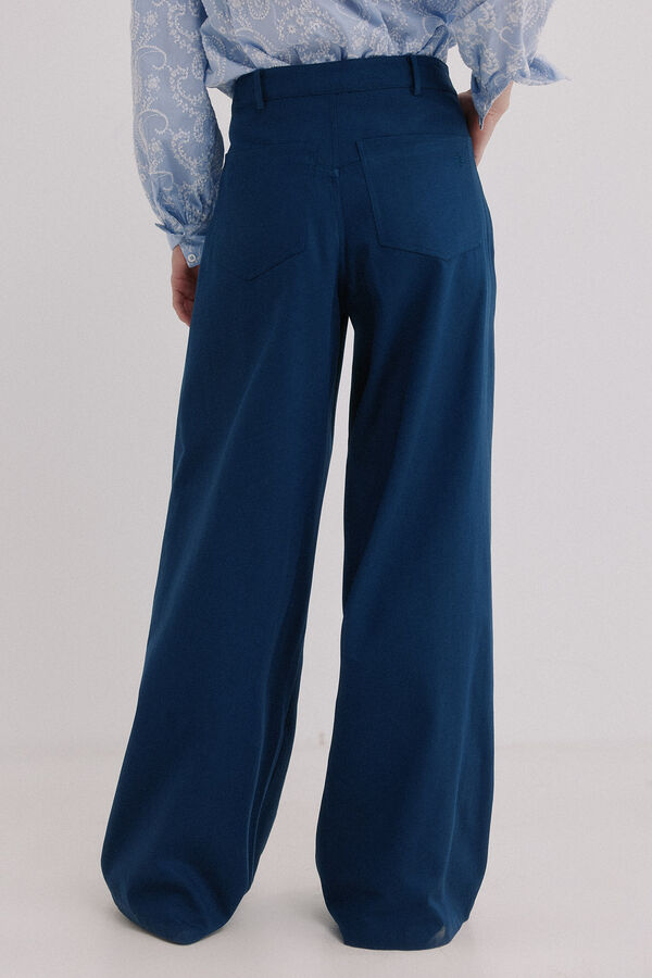 Hoss Intropia Petra. Cal&ccedil;as de corte amplo Azul