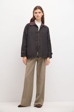 Hoss Intropia Dalila. Parka curta encerada Castanho