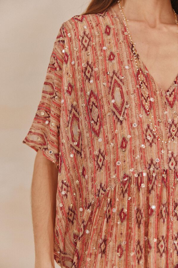 Hoss Intropia Arleth, por favor. Vestido étnico Subiu