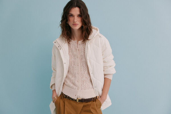 Hoss Intropia Dahlia. Sneaker acolchoada Cinzento