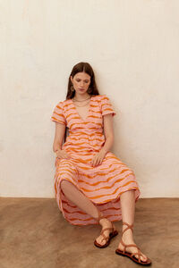 Hoss Intropia Aurora Vestido midi bordado Varios
