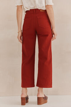 Hoss Intropia Briana. Jeans wide leg Coral