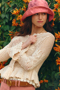 Hoss Intropia Sia. Chaqueta de crochet Marfil