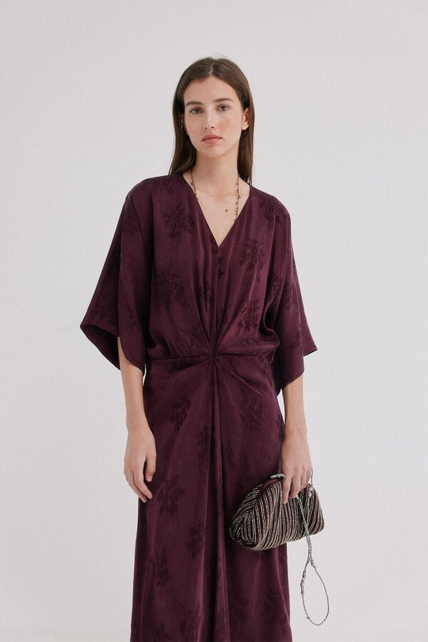 Hoss Intropia Alya. Vestido midi Vino