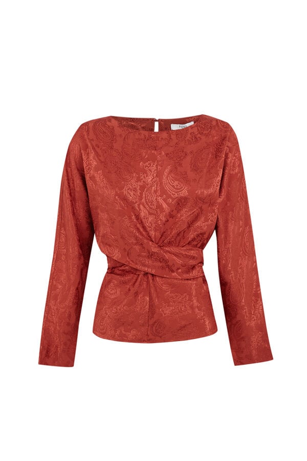 Hoss Intropia Clea. Blusa jacquard Subiu