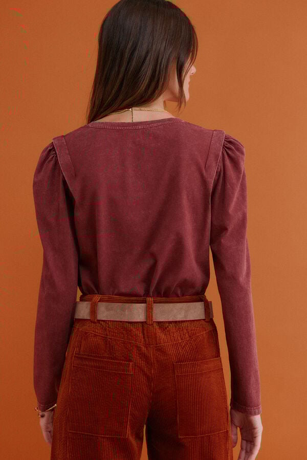 Hoss Intropia Maialen. T-shirt com efeito lavado Granada